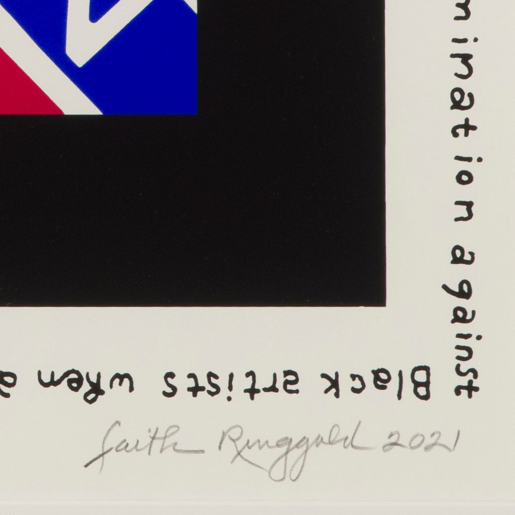 FAITH RINGGOLD 'Hate is a Sin Flag' (2020)
