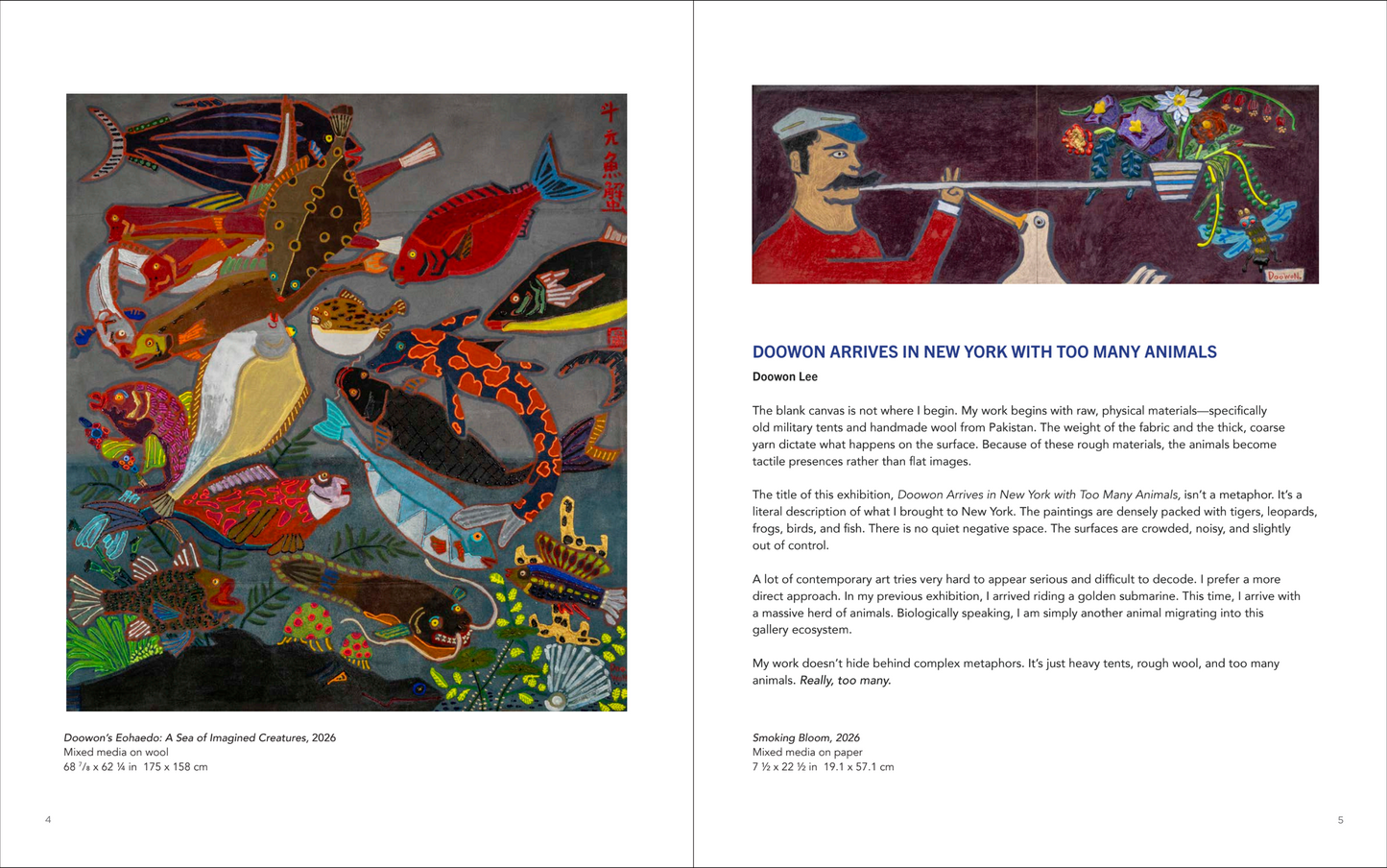 Doowon Lee: Doowon Arrives in New York with Too Many Animals