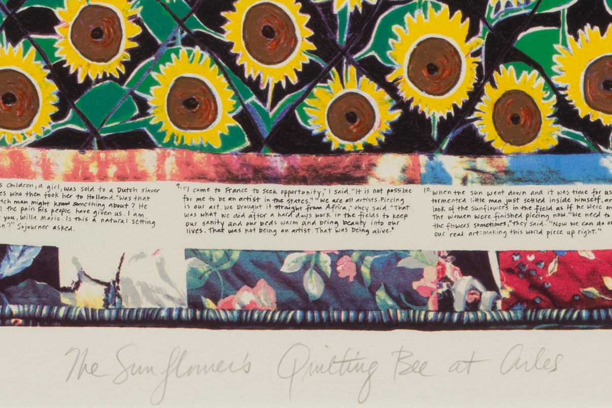 FAITH RINGGOLD 'The Sunflower Quilting Bee at Arles' (1997) ACA
